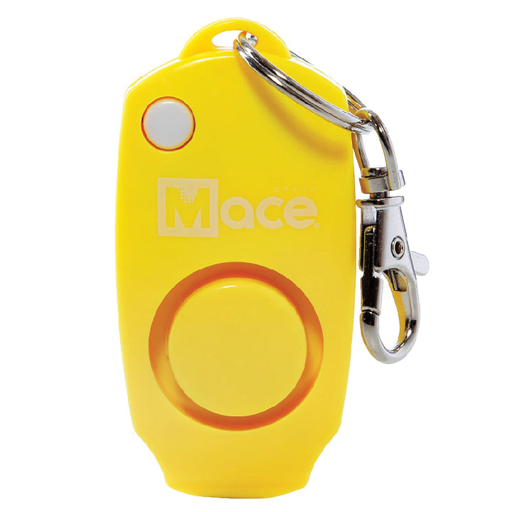 Mace personal alarm, 130 decibel, self defense keychain, ideal for school age kids-Yellow, Green, Black