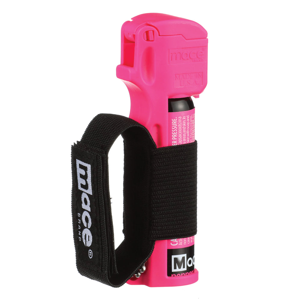 Just In Case Sports Bra holds Mace Pepper Spray (Medium, Red with
